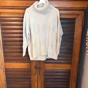 Banana Republic Factory Cream Cowl Neck Sweater -SOFT-